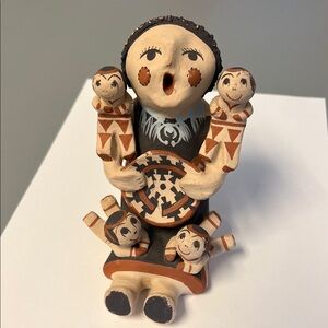Vintage Jemez Pottery Storyteller